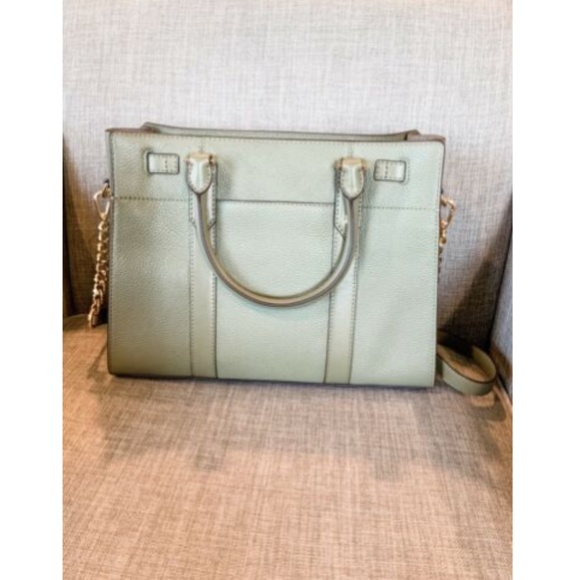 NWT MK Nouveau Hamilton Large Leather Satchel Bag - Picture 6 of 8